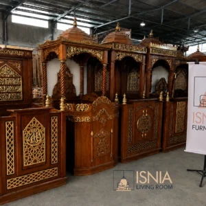 Desain Mimbar Masjid Aceh Bisa Pemesanan Custom
