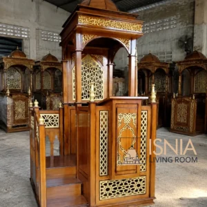 Jual Mimbar Masjid Surabaya Tangga Samping