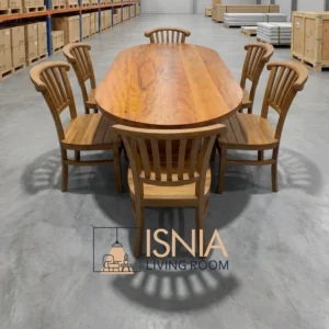 Meja Makan Sukabumi Full Kayu Jati