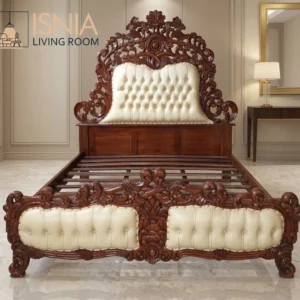 Jual Dipan Tempat Tidur Purwodadi Full Ukiran Kayu Jati