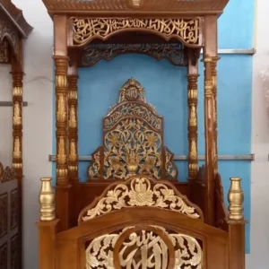 Siap Kirim Mimbar Masjid Serang Custom Desain