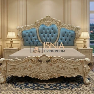 Tempat Tidur Jati Minimalis Makassar Royal Elegance Kayu Solid Premium