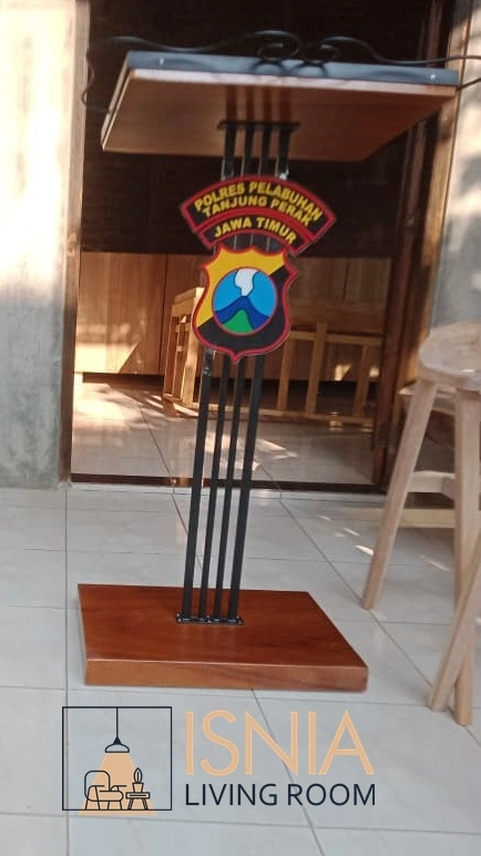 Podium Surabaya Besi Kayu Jati - Image 2