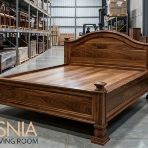 Dipan Minang Royale – Tempat Tidur Kayu Solid Mewah Padang