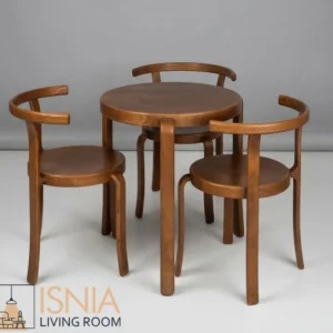 Jual Set Meja Cafe Minimalis Kayu Jati Terbaik & Harga Murah
