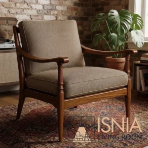 Kursi Santai Klasik Modern Kayu Jati Premium