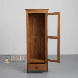 Lemari Pakaian Padang Kayu Jati 1 Pintu Model Terbaru