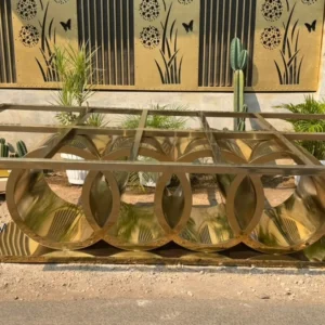Kaki Meja Stainless Model Audi Big