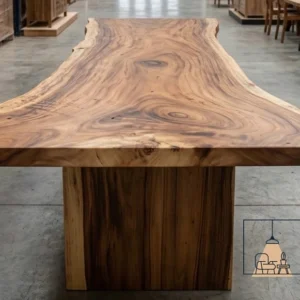 Meja Trembesi Solid Jakarta Kayu Utuh