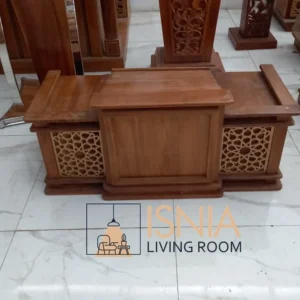 Mimbar Masjid Pendek Semarang Kayu Jati