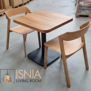 Jual Meja Makan Banyuwangi Cafe Set 2 Kursi Minimalis