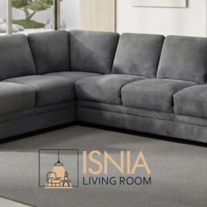 Sofa Sudut Magelang Abu-Abu Model Terbaru
