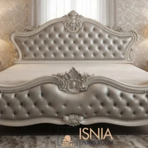 Tempat Tidur Klasik Modern Medan Model Chesterfield Ukiran Mewah