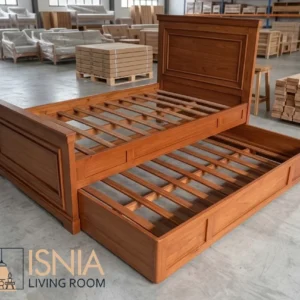 Tempat Tidur Anak Sorong Malang Kayu Jati Kokoh