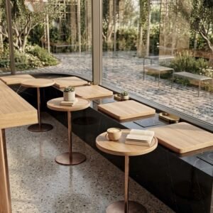 Meja Coffe Shop Minimalis