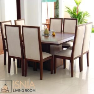 Meja Makan 8 Kursi