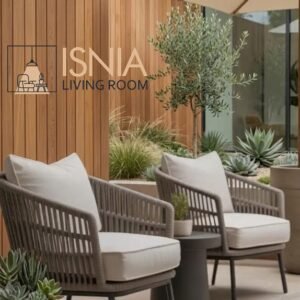 Set Kursi Santai Taman Medan Desain Modern